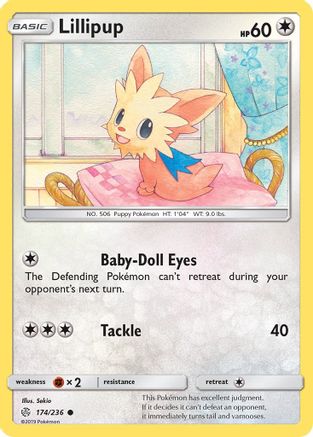 Lillipup 174/236 - SM Cosmic Eclipse Reverse Holofoil