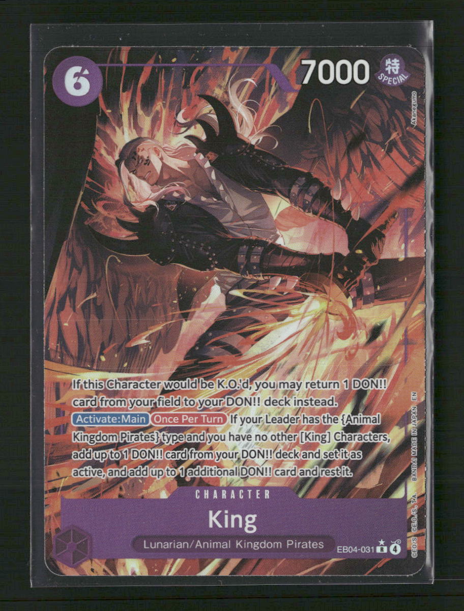 King (Alternate Art) #EB04-031 R - One Piece The Azure Sea's Seven
