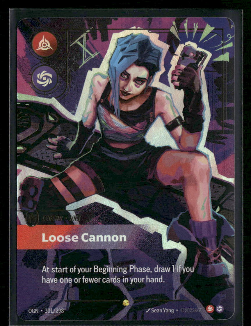 Jinx - Loose Cannon (Overnumbered) #301/298 Foil Showcase - Riftbound Origins