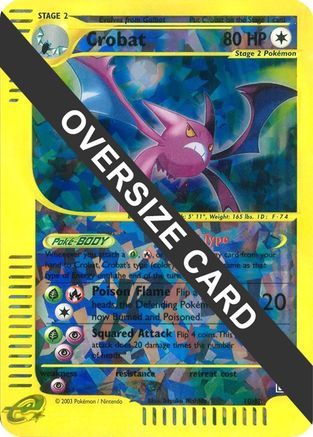 Crobat (Box Topper) 010/12 - Jumbo Cards Reverse Holofoil