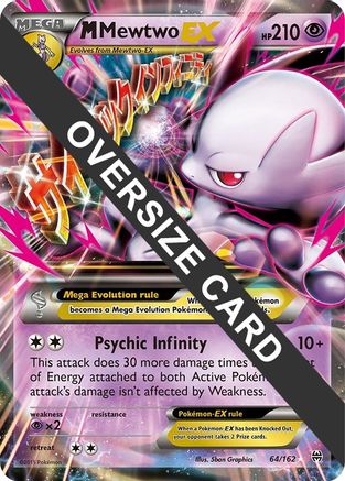 M Mewtwo EX 064/162 - Jumbo Cards Holofoil