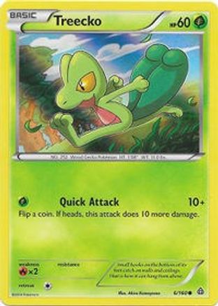 Treecko (Sheen Holo) 006/160 - Miscellaneous Cards & Products Holofoil