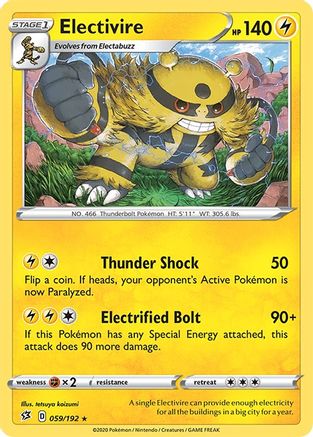 Electivire 059/192 - SWSH02 Rebel Clash