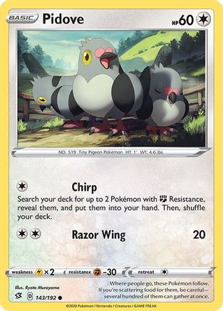 Pidove 143/192 - SWSH02 Rebel Clash