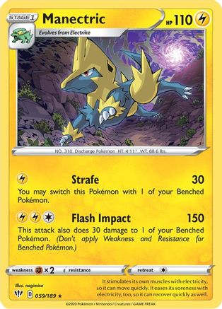 Manectric 059/189 - SWSH03 Darkness Ablaze