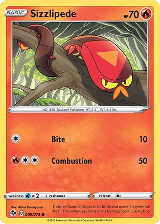 Sizzlipede 009/73 - Champions Path