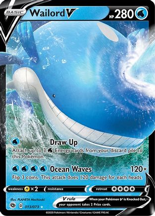 Wailord V 013/73 - Champions Path Holofoil