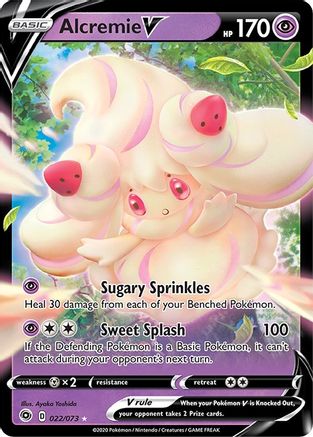 Alcremie V 022/73 - Champions Path Holofoil