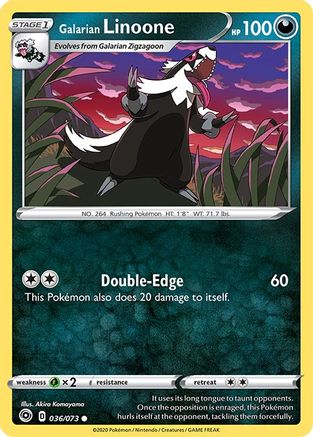 Galarian Linoone 036/73 - Champions Path