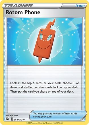 Rotom Phone 064/73 - Champions Path Reverse Holofoil
