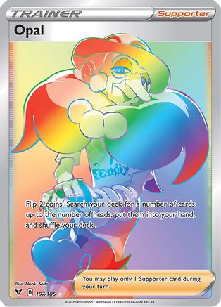 Opal (Secret) 197/185 - SWSH04 Vivid Voltage Holofoil