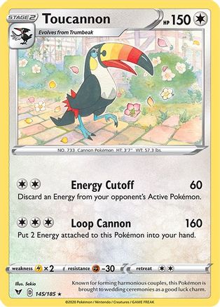 Toucannon 145/185 - SWSH04 Vivid Voltage