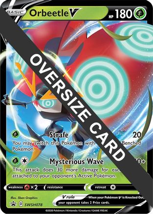 Orbeetle V SWSH078 - Jumbo Cards Holofoil