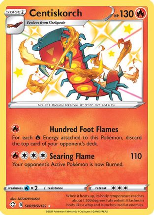 Centiskorch SV019/SV122 - Shining Fates Shiny Vault Holofoil