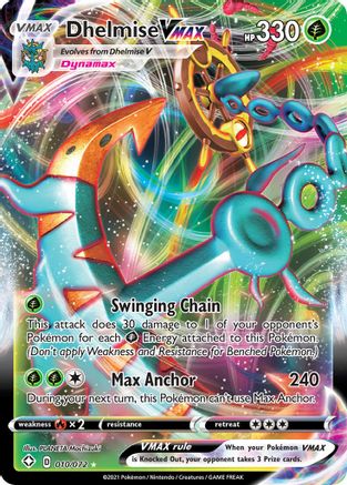 Dhelmise VMAX 010/072 - Shining Fates Holofoil