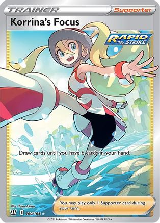 Korrina's Focus (Full Art) 160/163 - SWSH05 Battle Styles Holofoil