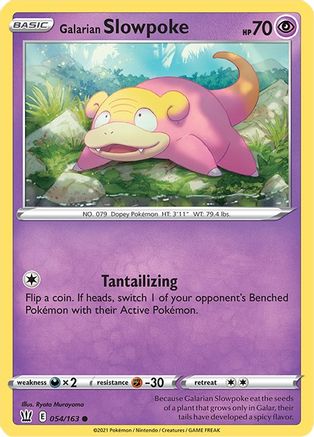 Galarian Slowpoke 054/163 - SWSH05 Battle Styles