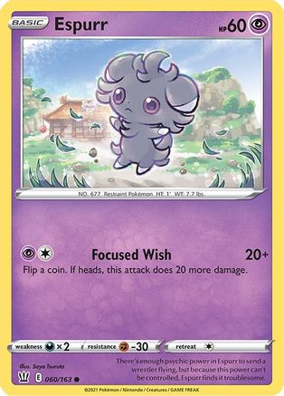 Espurr 060/163 - SWSH05 Battle Styles