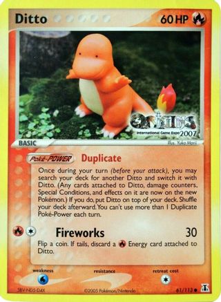 Ditto (Origins International Game Expo 2007) 061/113 - Nintendo Promos