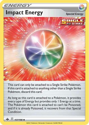 Impact Energy 157/198 - SWSH06 Chilling Reign Reverse Holofoil