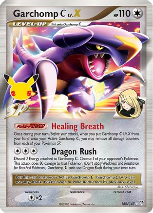 Garchomp C LV.X 145/147 - Celebrations Classic Collection Holofoil