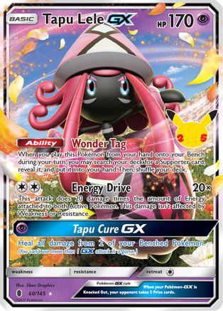 Tapu Lele GX 060/145 - Celebrations Classic Collection Holofoil