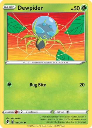 Dewpider 019/264 - SWSH08 Fusion Strike