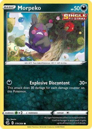 Morpeko 179/264 - SWSH08 Fusion Strike Reverse Holofoil