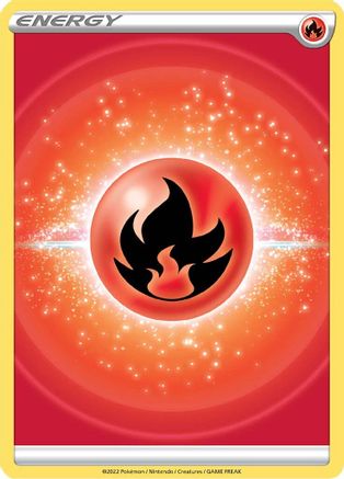 FireEnergy (2022 Unnumbered) - SWSH09 Brilliant Stars Reverse Holofoil