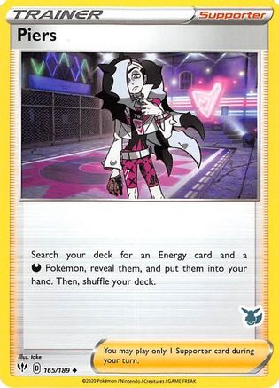 Piers (Eevee Stamped) 165/189 - Battle Academy 2022