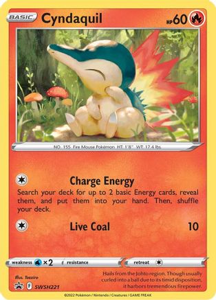 Cyndaquil SWSH221/307 - SWSH Sword & Shield Promo Cards Holofoil