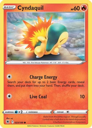 Cyndaquil 023/189 - SWSH10 Astral Radiance
