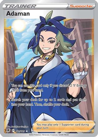 Adaman (Full Art) 181/189 - SWSH10 Astral Radiance Holofoil