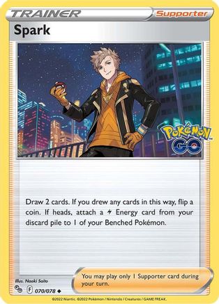 Spark 070/078 - Pokemon GO Reverse Holofoil