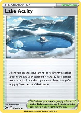 Lake Acuity 160/196 - SWSH11 Lost Origin