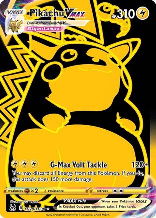 Pikachu VMAX (Secret) TG29/TG30 - SWSH11 Lost Origin Trainer Gallery Holofoil