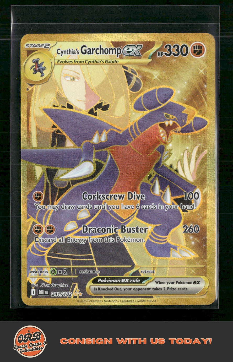 Cynthia's Garchomp ex SV10: Destined Rivals #241/182