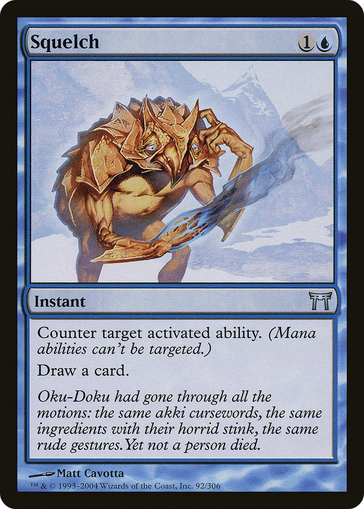 Squelch (CHK-092) - Champions of Kamigawa Foil