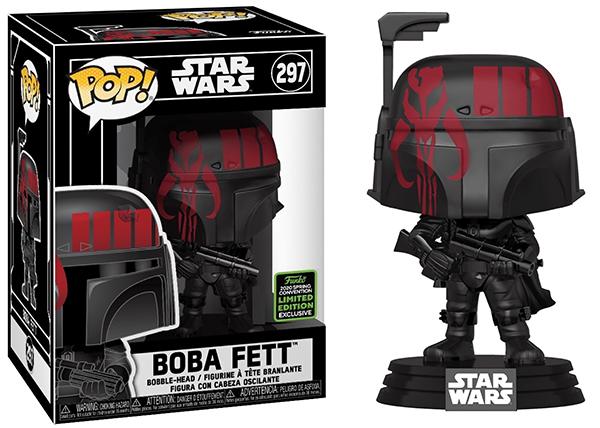 Boba Fett (Black, No Stack) 297 - 2020 Spring Convention Exclusive *Missing Sticker**