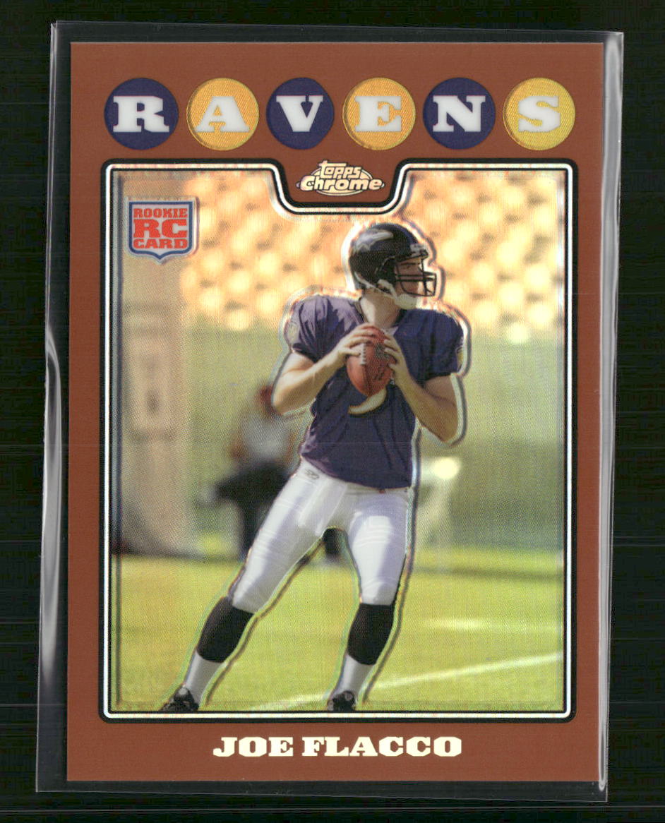 Joe Flacco 2008 Topps Chrome #TC170 Copper Refractors #/425