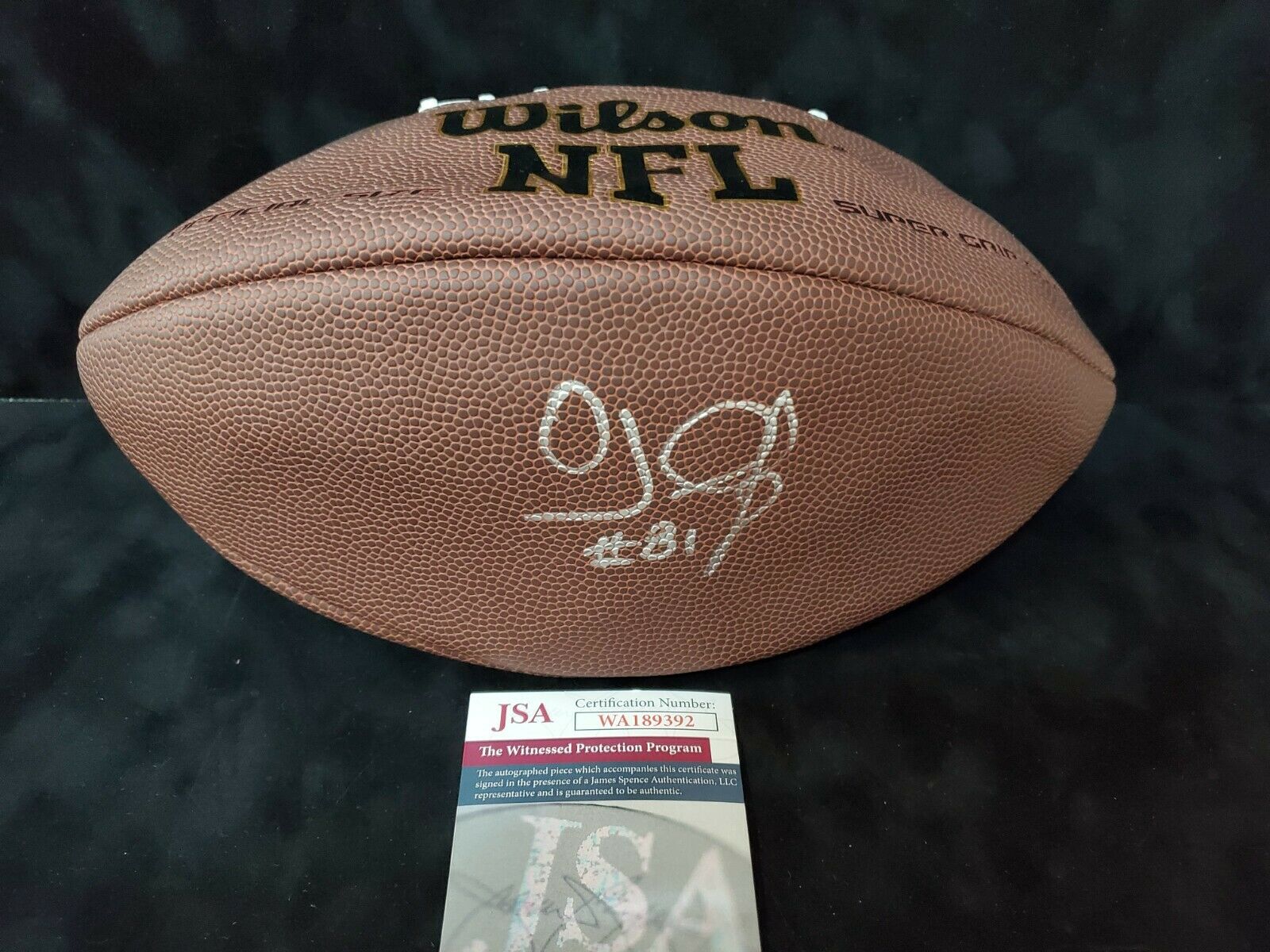 Miami Dolphins Oj Mcduffie Autographed Signed Nfl Football Jsa Coa