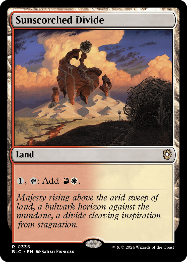 Sunscorched Divide (BLC-336) - Bloomburrow Commander