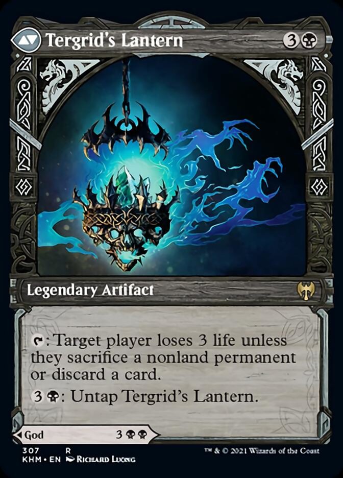 Tergrid, God of Fright // Tergrid's Lantern (KHM-307) - Kaldheim: (Showcase) Foil