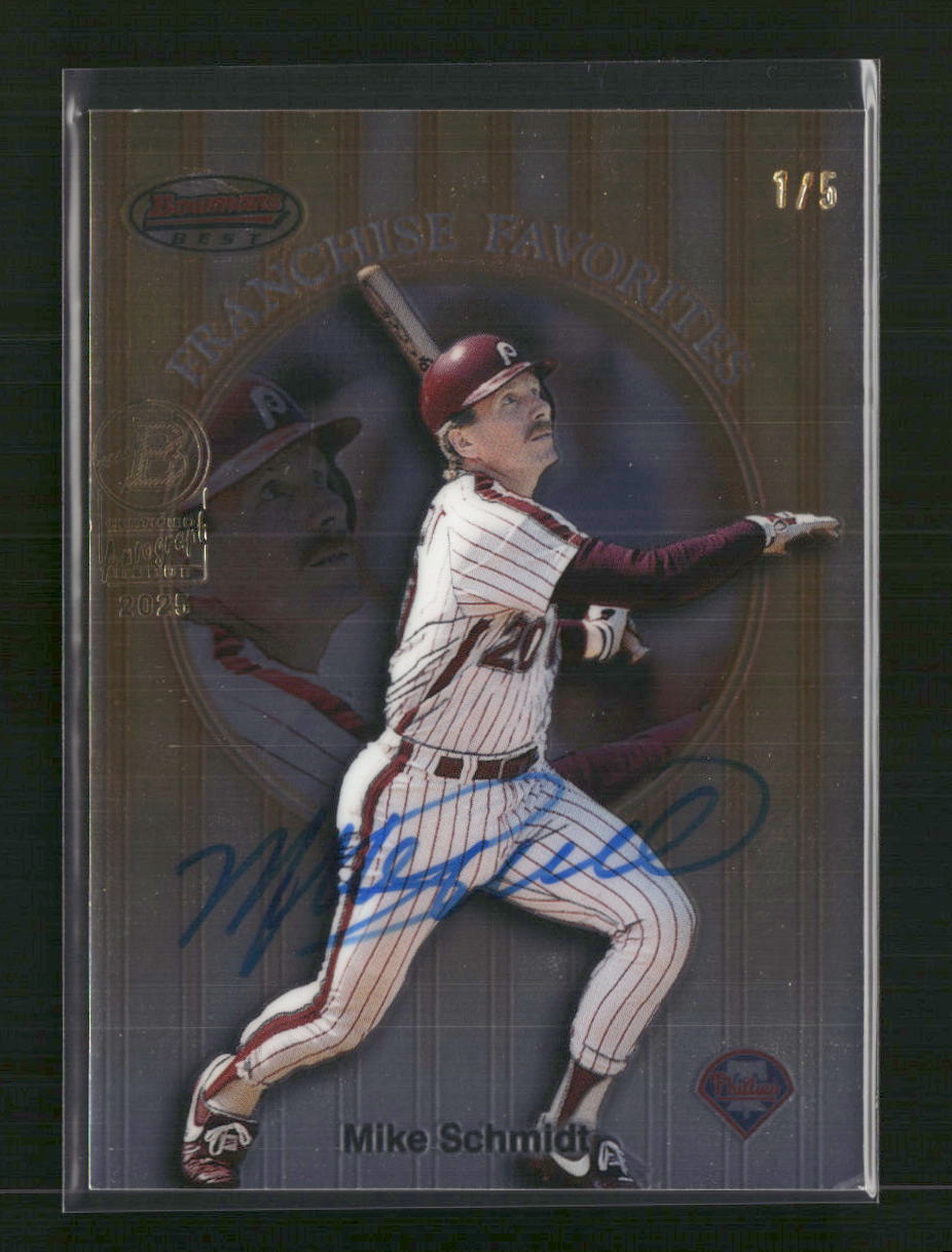 Mike Schmidt 1999 Bowman's Best #FR2B Franchise Favorites Autographs