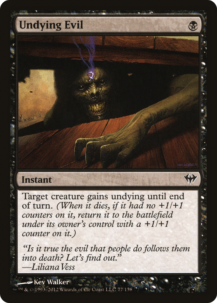 Undying Evil (DKA-077) - Dark Ascension Foil