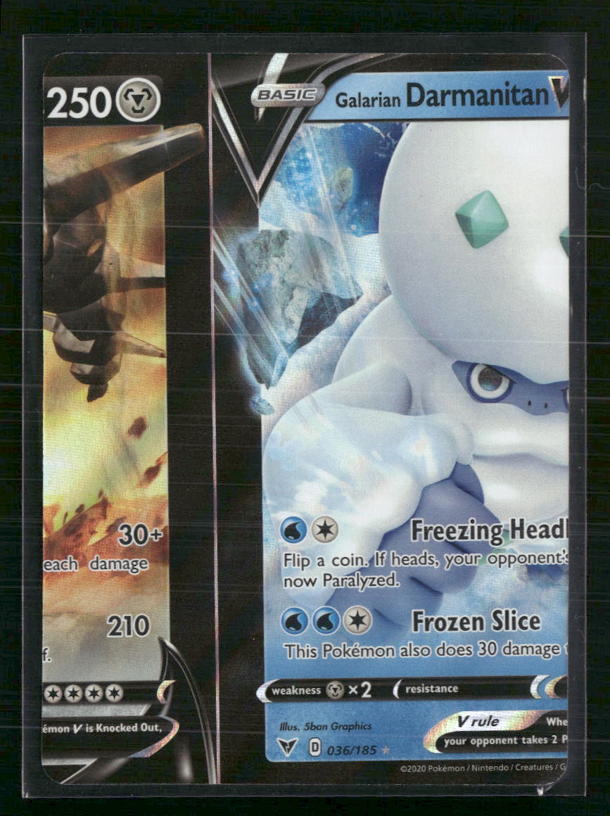Pokemon Darmanitan-onix Error card