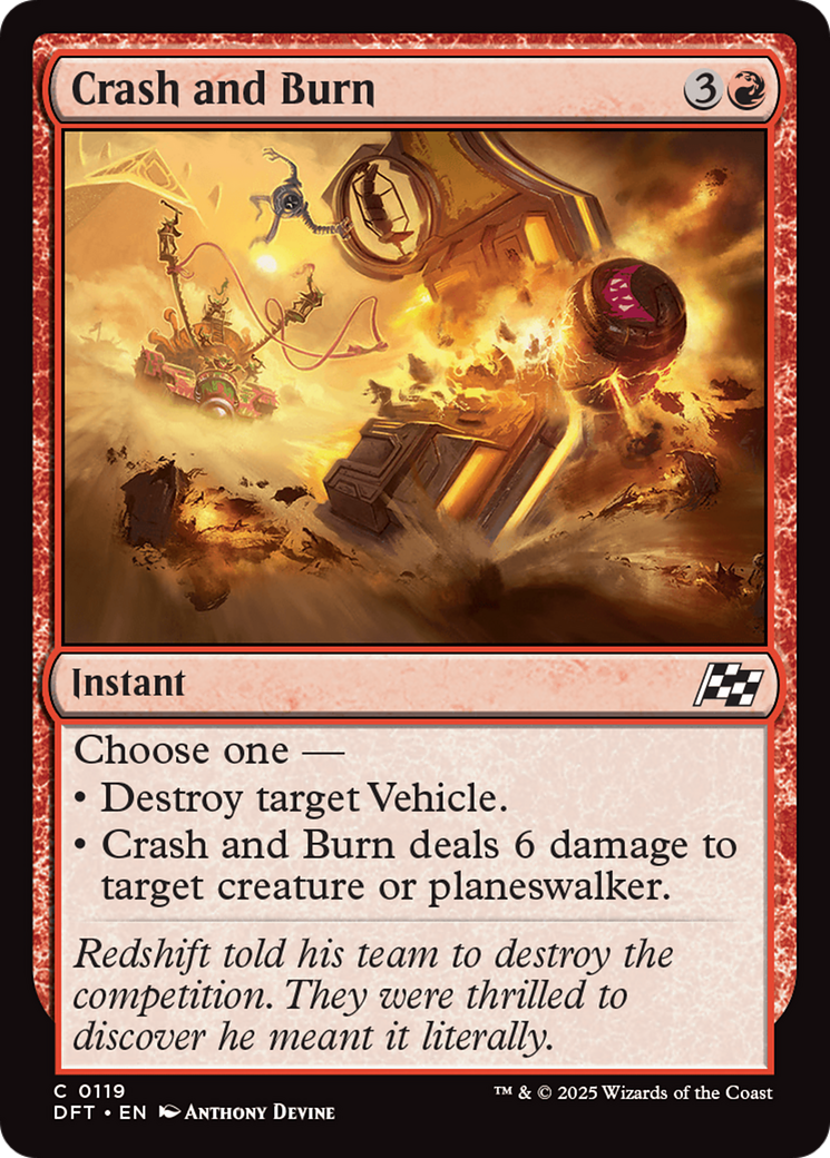 Crash and Burn (DFT-119) - Aetherdrift