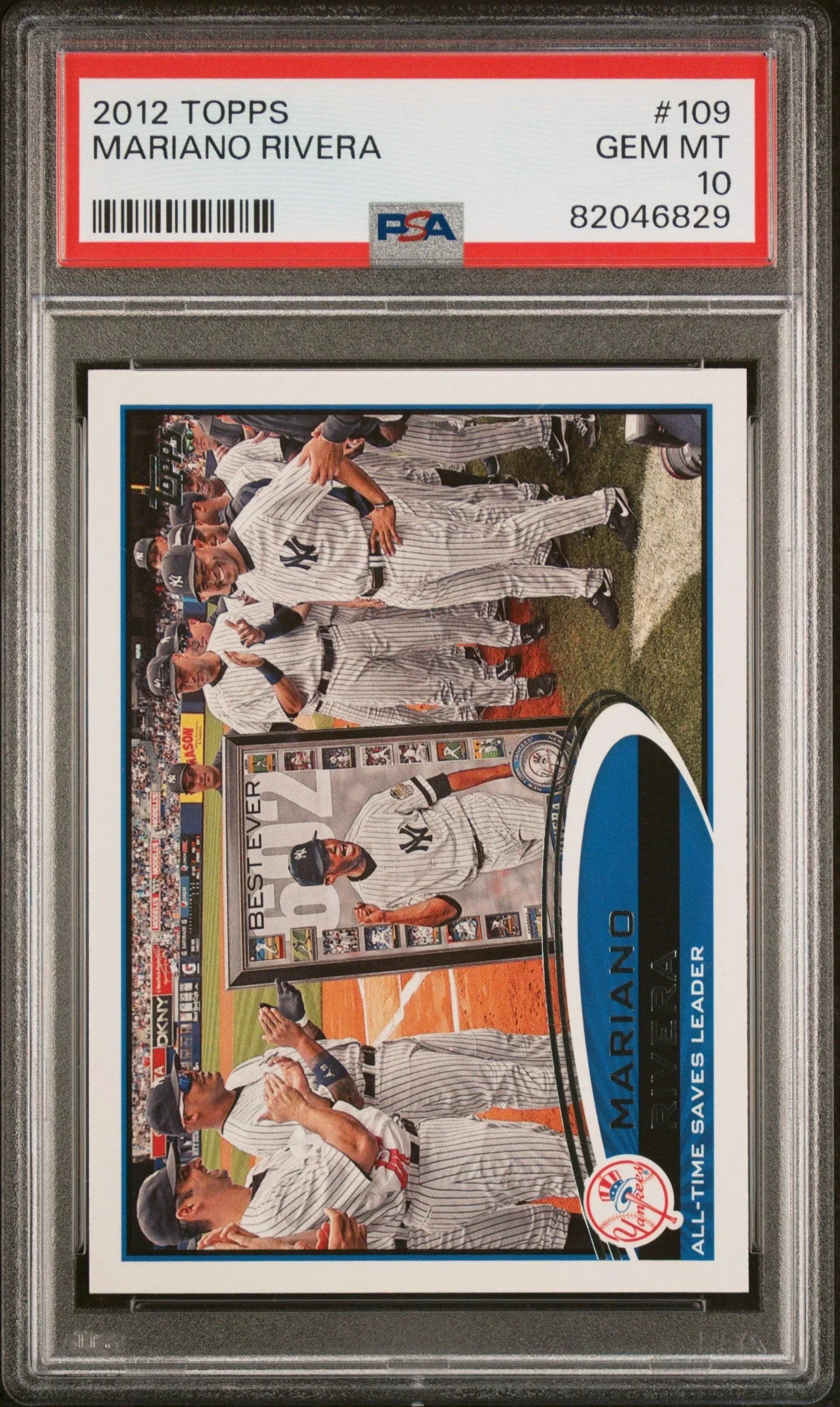 2012 TOPPS MARIANO RIVERA #109 - PSA 10