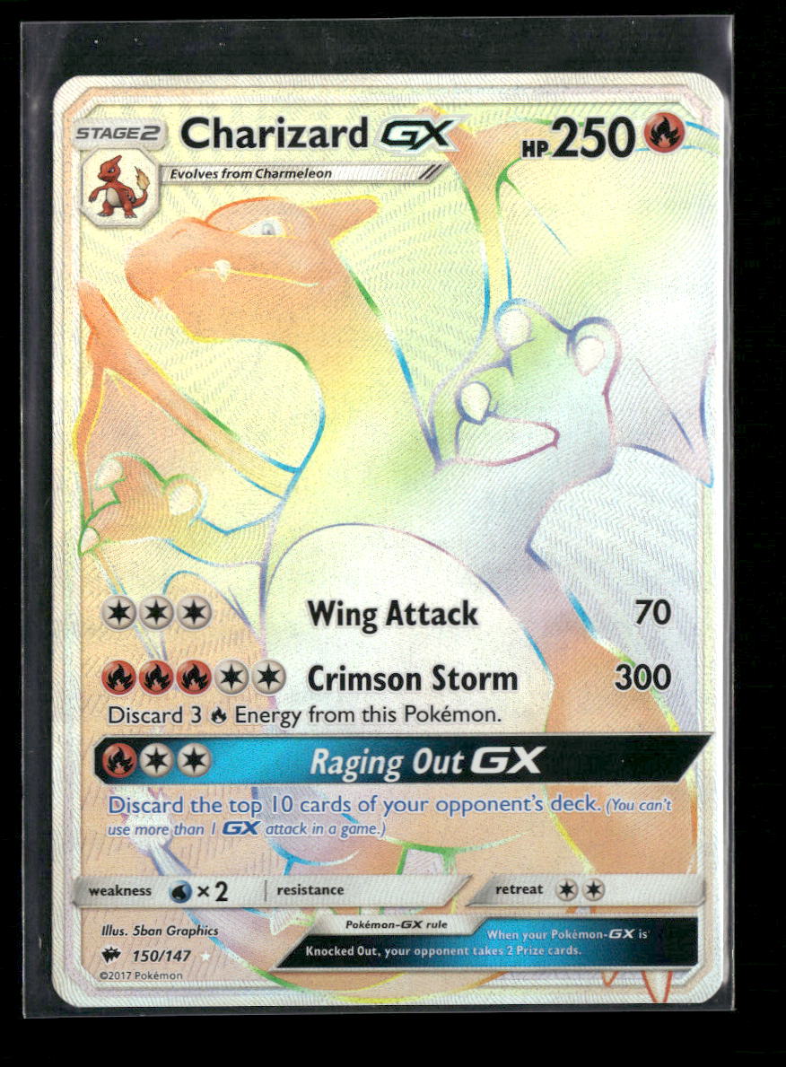 SM - Burning Shadows Charizard GX (Secret) #150/147