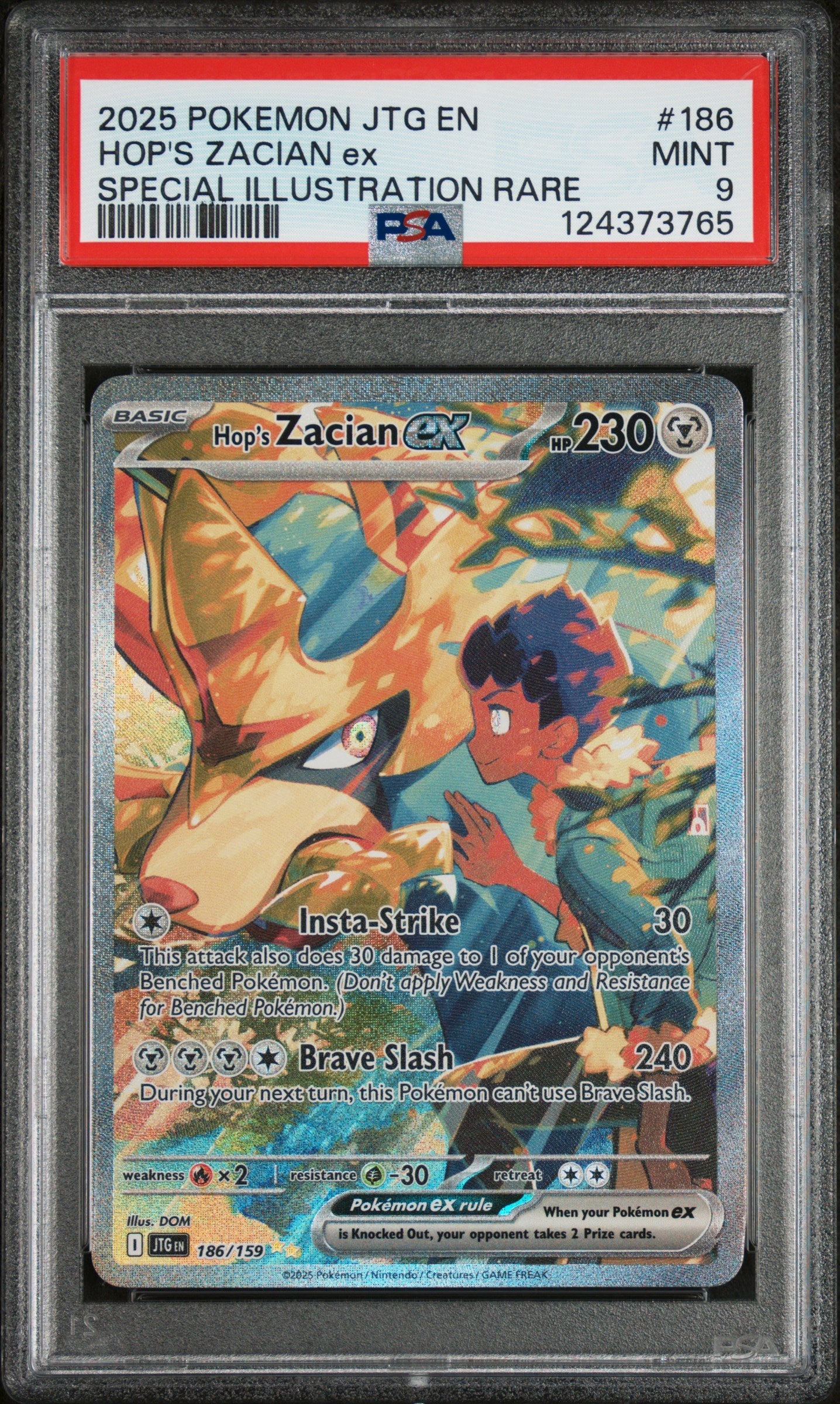 ポケバイ Hop's Zacian ex 176/159 Sv09: Journey Together Holo for sale